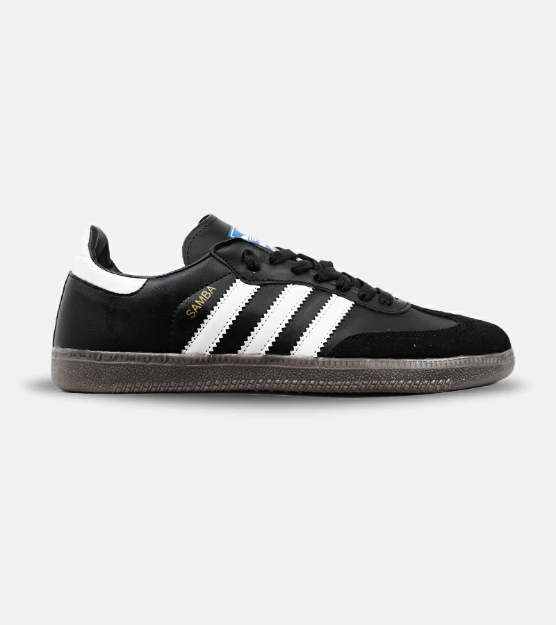 DSC05790-1.webp کفش کتانی مردانه و زنانه سامبا مشکی سفید ADIDAS Samba مدل 4234 - Image 1