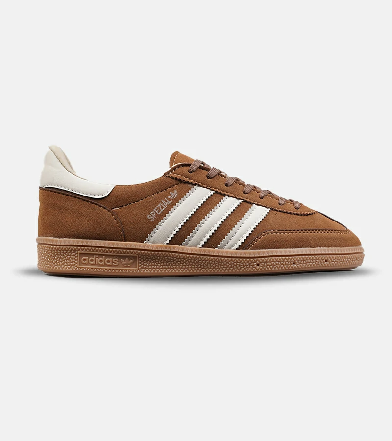 DSC04520 کفش کتانی مردانه و زنانه قهوه ای ADIDAS Spezial مدل 9101 - Image 1